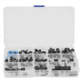 145Pcs Values Assortment 10uH-10mH Inductor 12 Values with A Storage Box Choke Inductor Inductor Coil Hobby Electronics