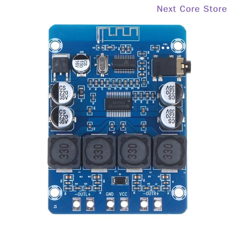 [NC]Ultra Clear Bluetooth Digital Power Amplifier Board TPA3118 Dual 45W Audio Amplifier Module AUX Decoding[NC]