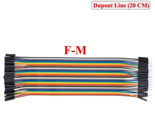 Dupont Line 10CM 20CM 30CM 40Pin Male to Male + Male to Female and Female to Female Jumper Wire Dupont Cable for Arduino DIY KIT