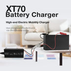 Xietongpo 12V 20A LiFePO4 Battery Charger 14.6V LiFePO4 Charger and Maintainer for 4S 12V (12.8V) Deep Cycle Lipo Lithium Iron Phosphate Rechargeable Batteries of RV Car Boat