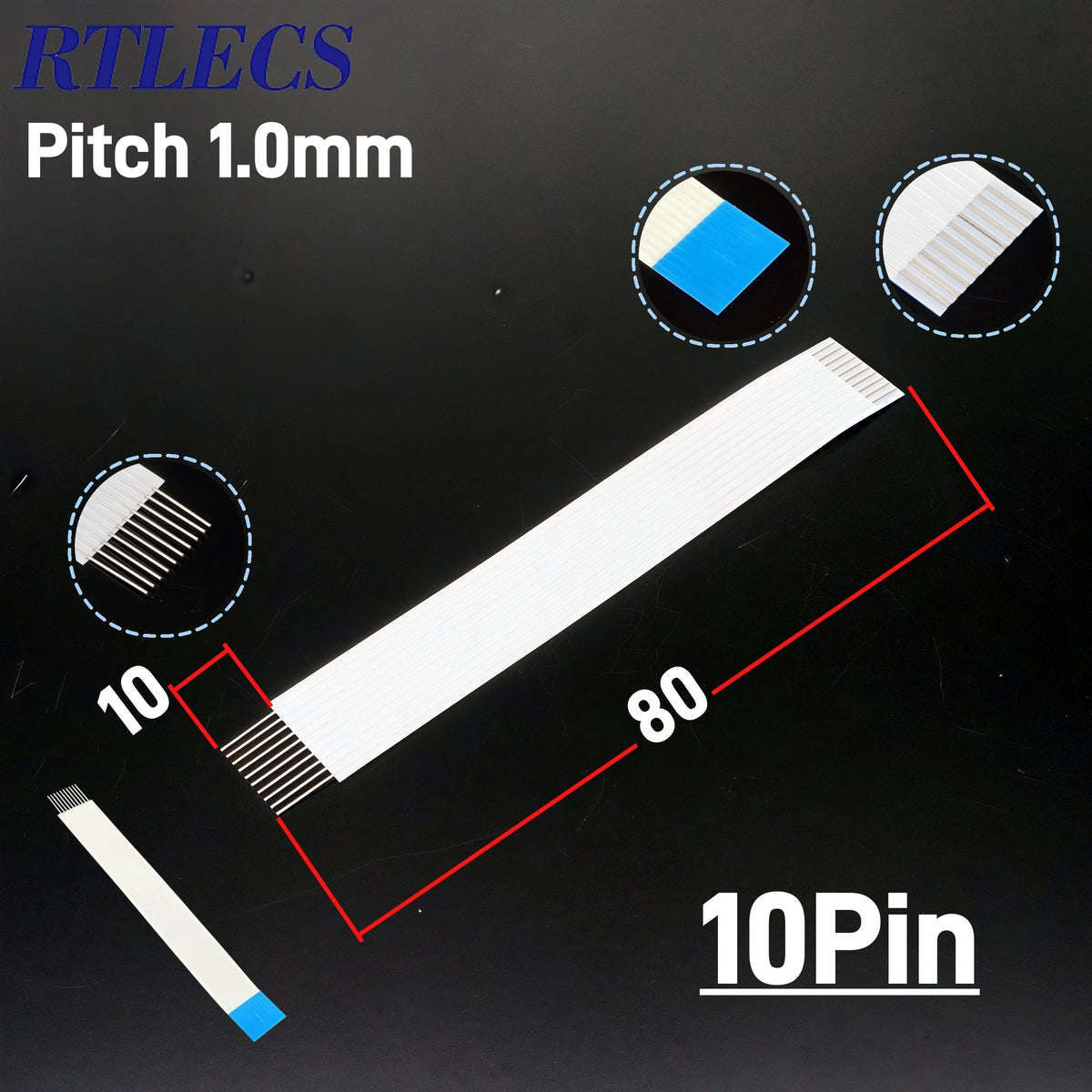 1.0 2.54 MM FPC FFC Flexstrip Cable Jumper 8 10 12 13 24 Pin JSN-2.54 Solder PCB Through Hole Nomex Insulator 24 AWG 3.0A