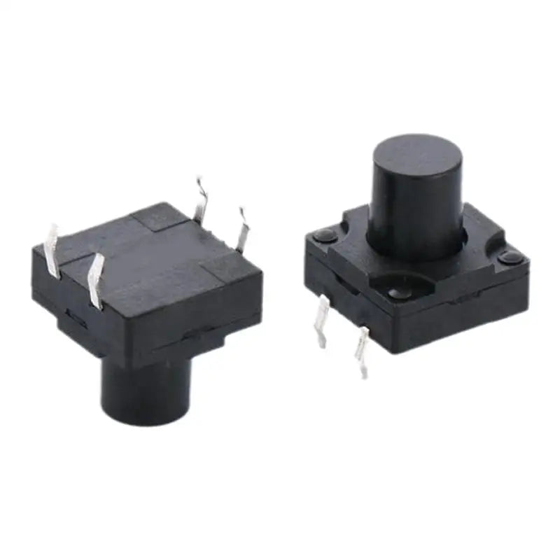 20pcs/lot 12x12mm Panel Waterproof Tact Switch 12*12*6/7/8/9/10/12mm Dustproof Switch 4Pin DIP Micro Buttons