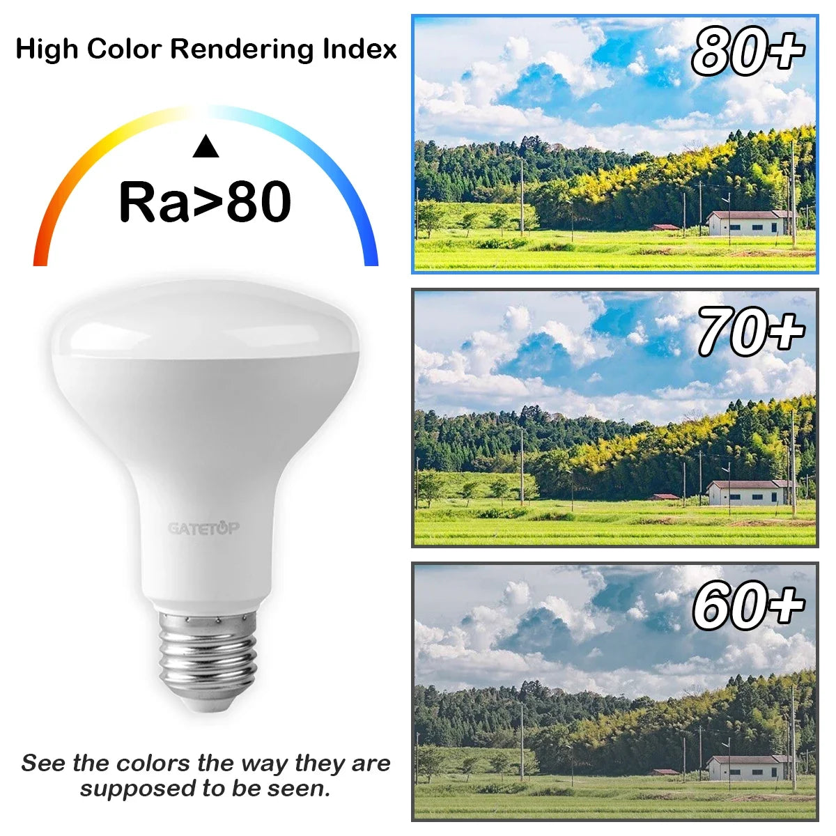 1-10 Pack R50 R63 R80 E14 E27 R Bulb Bathroom Light 6W 10W 12W High Lumen 3000K 4000K 6000K Natural Light for Bathroom Home