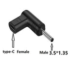USB C Female PD to 5V/9V/12V Power Male Plug 55x21 4.8x1.7mm Connector Type C To DC Jack Plug Charging Adapter For Router Tablet