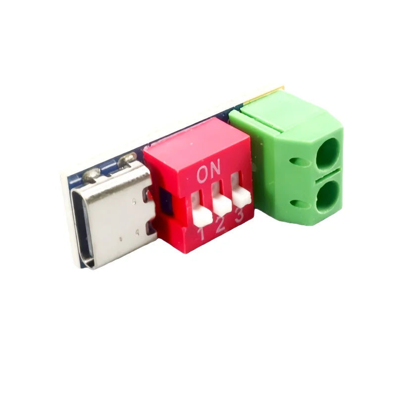 USB-C PD Trigger Board Module QC/AFC Decoy Board Fast Charge USB Type-c 5V to 20V High Speed Charger Power Delivery Boost Module