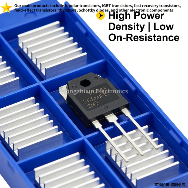 FGA60N65SMD 5/10PCS Original FGA60N65 60N65 TO-3P 60N65SMD 60A 650V IGBT High-Power Transistor Commonly Used in Welding Machines