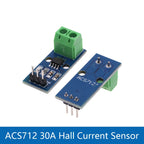 1PCS NEW 5A 20A 30A Hall Current Sensor Module ACS712 Model For Arduino AC DC Current Detection Board