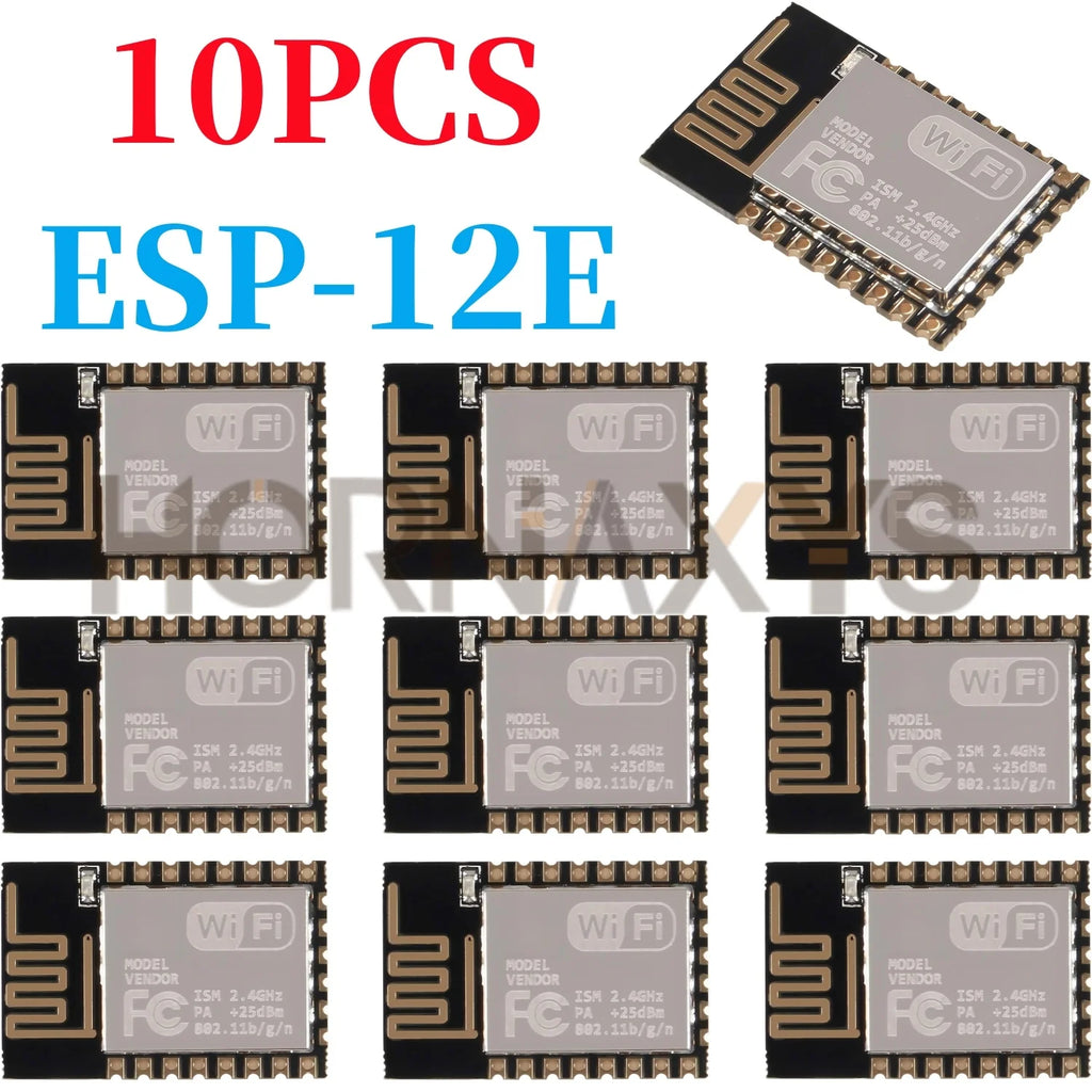 5/10pcs ESP8266 ESP-12F ESP-12E WiFi Serial Module Microcontroller 802.11N Wireless Transceiver Remote Port Network Module New