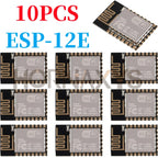 5/10pcs ESP8266 ESP-12F ESP-12E WiFi Serial Module Microcontroller 802.11N Wireless Transceiver Remote Port Network Module New