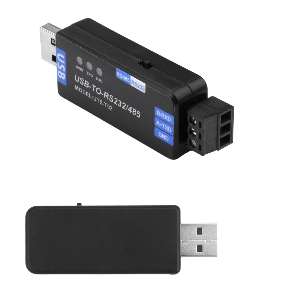 1/2/5PCS USB to RS485 RS232 Converter Module with CH343G Chip Plug and Play for Windows MacOS Linux Signal Conversion