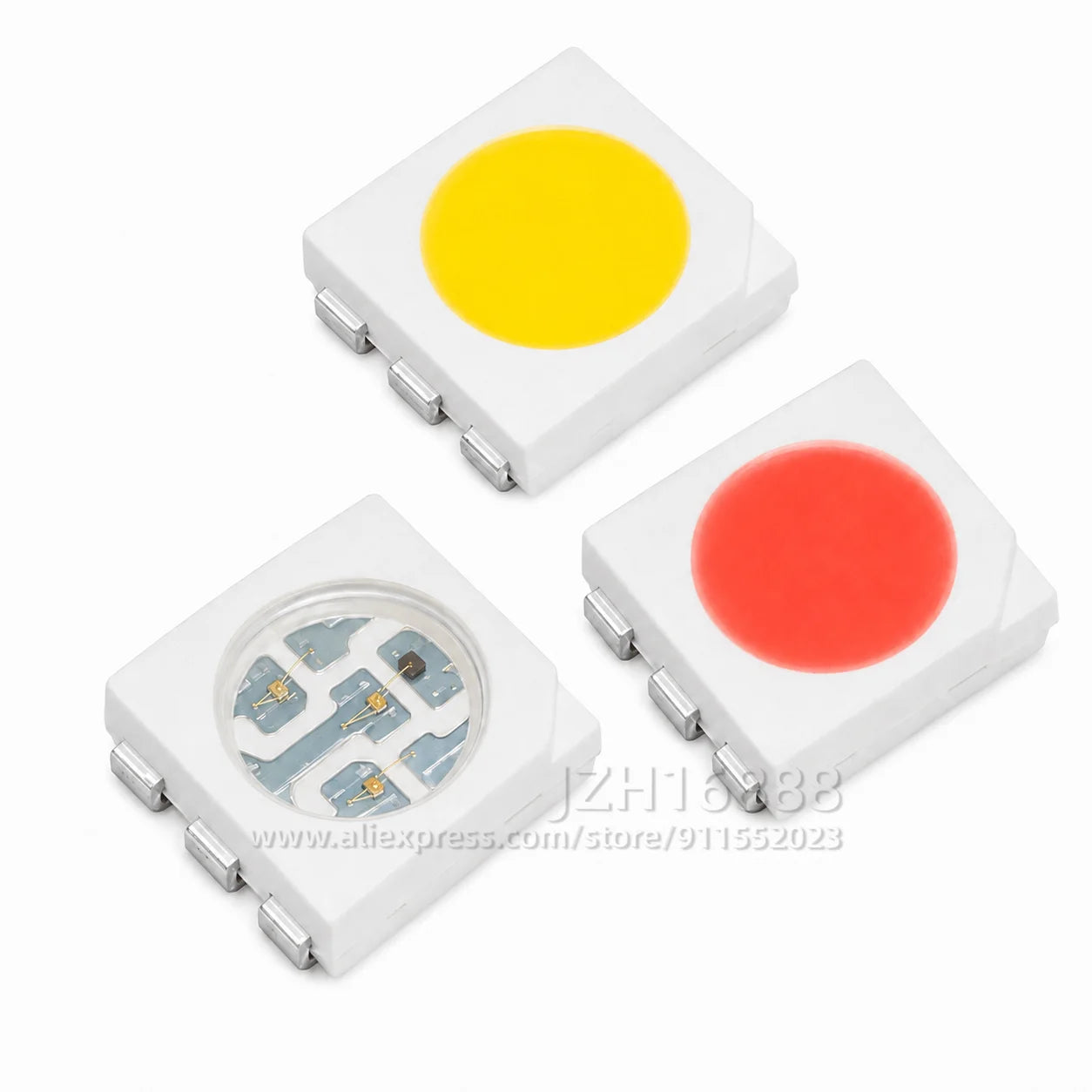 20pcs/lot SMD LED Diodes5050 Diode SMD LED Diodo Kit Green RED WARM White ICE Blue Yellow Pink Purple-UV Orange rgb