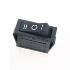 5PCS KCD3 Rocker Switch 16A /20A 125V/250V ON-OFF-ON 3 Position 3 Pin Electrical Equipment Power Switch Black