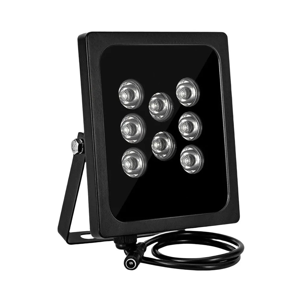 1pc 940NM Waterproof Infrared Illuminator 60M IR Distance Adjustable Beam Angles 8-array LEDs For Monitoring Supplemental Lights