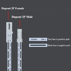 6 Ports 10 Ports Dupont Terminal Junction Box Hub Splitter Dupont 2/3P Male/Female Plug Cable Quick Line Connector For LED Strip