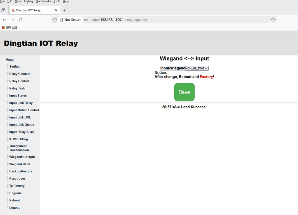 Ethernet Relay Board PoE IP Watchdog Wiegand Input MQTT HTTP Home Assistant Toggle Motor  Double Click