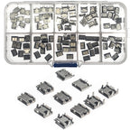 10 Model 50/100Pcs Micro USB Female 5pin DIP Type B SMT USB Connectors Jack Tail Sockect Plug Terminals For Diy repair MP3/4/5