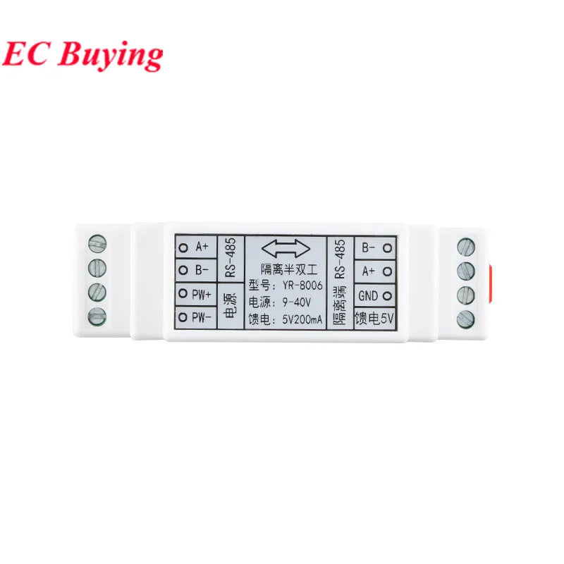 RS485 to RS485 Isolated RS-485 232 Turn 485 Repeater Communication Signal Amplifier Isolator Distance Extender Booster Converter