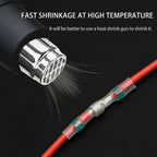 Solder Seal Wire Connectors 3:1 Shrinkage Rate Waterproof Electrical Cable Terminals DIY Heat Shrink Tube Electrical Butt Splice