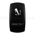 Marine 12V 24V White Led On Off Rocker Switch 5Pin SPST Momentary Switch DPDT ON OFF ON 3-Way for Car Boat Carling 4X4 Narva