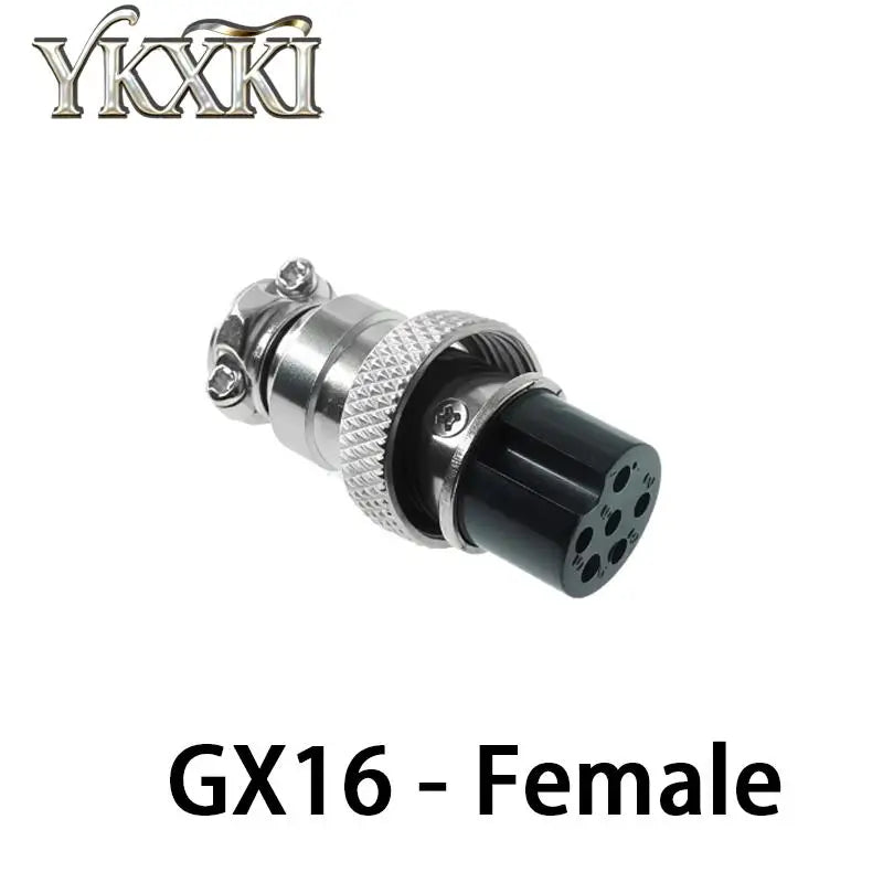 2-5PCS GX16 2P 3P 4P 5P 6P 7P 8P 9P 10Pin Male/Female Docking Aviator Aviation Plug Rear Nut Socket Connector