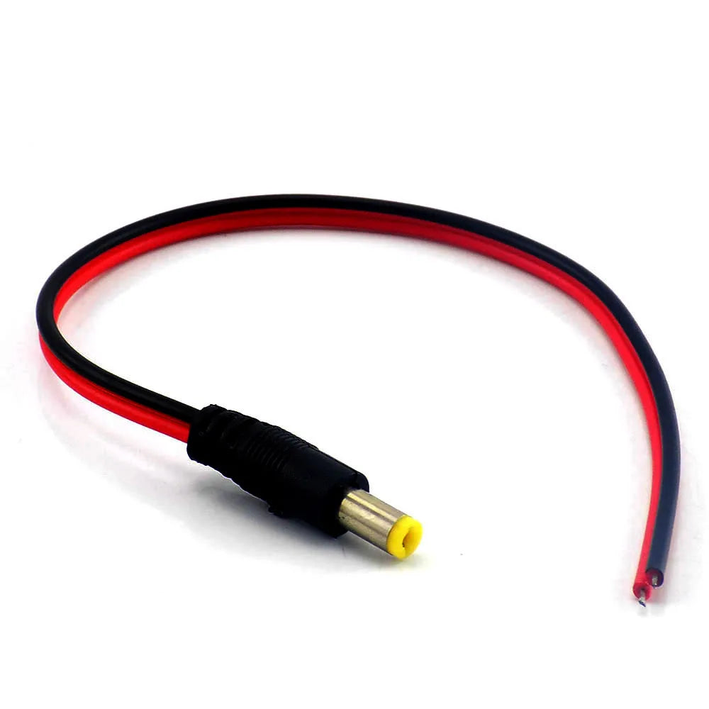1/5/10 12V DC Male Female Connectors jack cable adapter plug power supply wire cord 5.5 x 2.1mm for LED Strip Light CCTV Camera