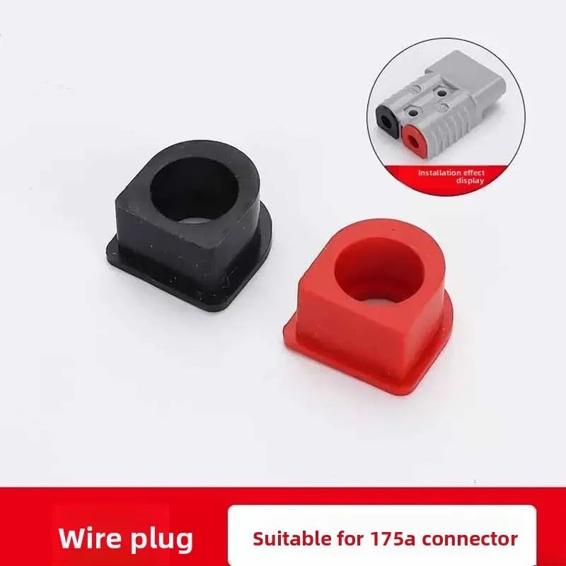 2/4Pair Waterproof FOR Anderson Plug Cable 50A/120A/175A/350A Gland Inserts RED & BLACK Plugs Anderson Plug Cable Kits