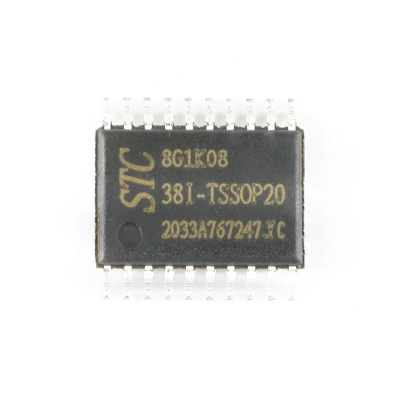 5PCS STC8G1K08-38I-TSSOP20 STC8G1K08 8G1K08 TSSOP-20 20Pin Enhanced 1T 8051 Microcontroller MCU Chip SMD IC