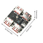 XL334P4 USB2.0 4-port Controller Expansion Module USB 2.0 to 4 Channel Way Splitter USB-HUB Type-C Extender Board 40MB/S