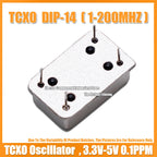 TCXO Full-Size 10M 10MHZ 10.000MHZ Rectangular Temperature Compensated Crystal Oscillator DIP-14 High Precision 3.3V-5V ±0.1PPM