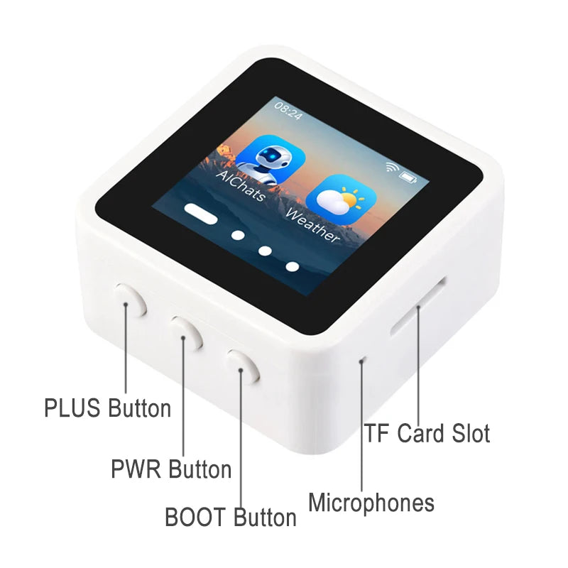 ESP32-S3 1.54" IPS LCD Development Board N16R8 Type-C WiFi Bluetooth DeepSeek AI Voice Interaction DIY Maker Kit Optional Touch