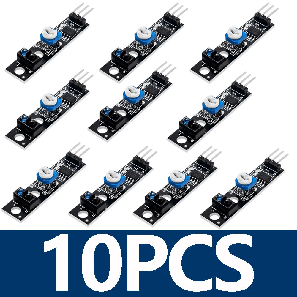 1~10PCS  1 Channel TCRT5000 IR Photoelectric Switch Barrier Line Track Module Infrared Obstacle Avoidance Sensor For Arduino DIY