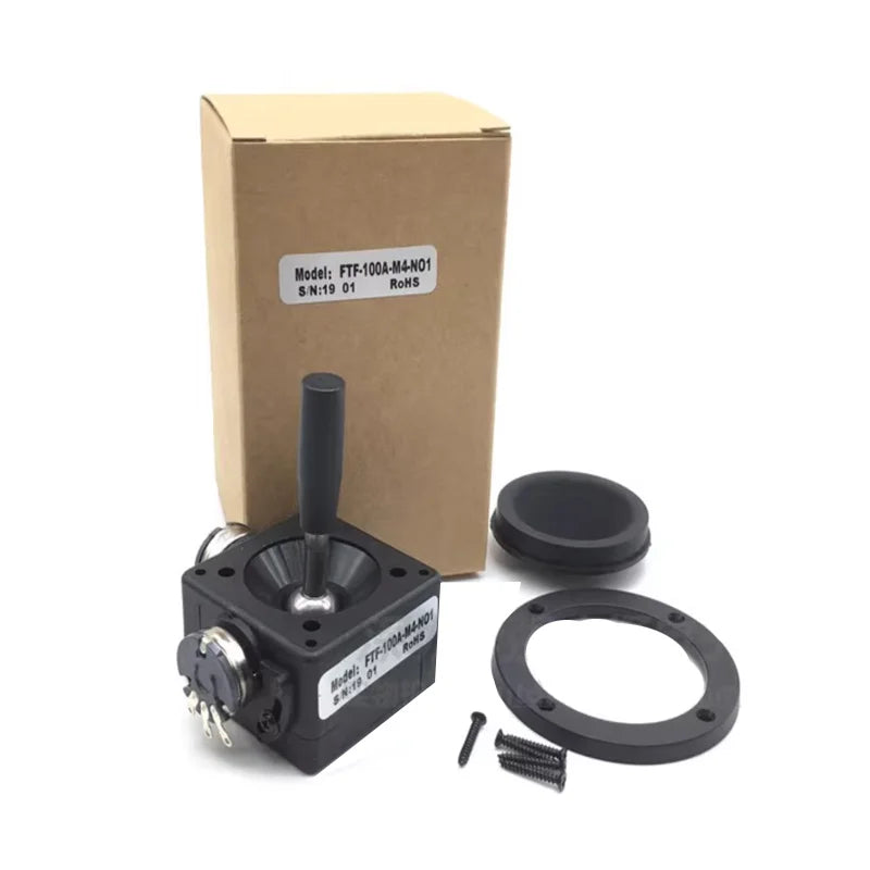 1pcs 360 Degree 2-axis Sealing 10K Joystick Potentiometer Won't Self Reset for Lighting Console Without Switch