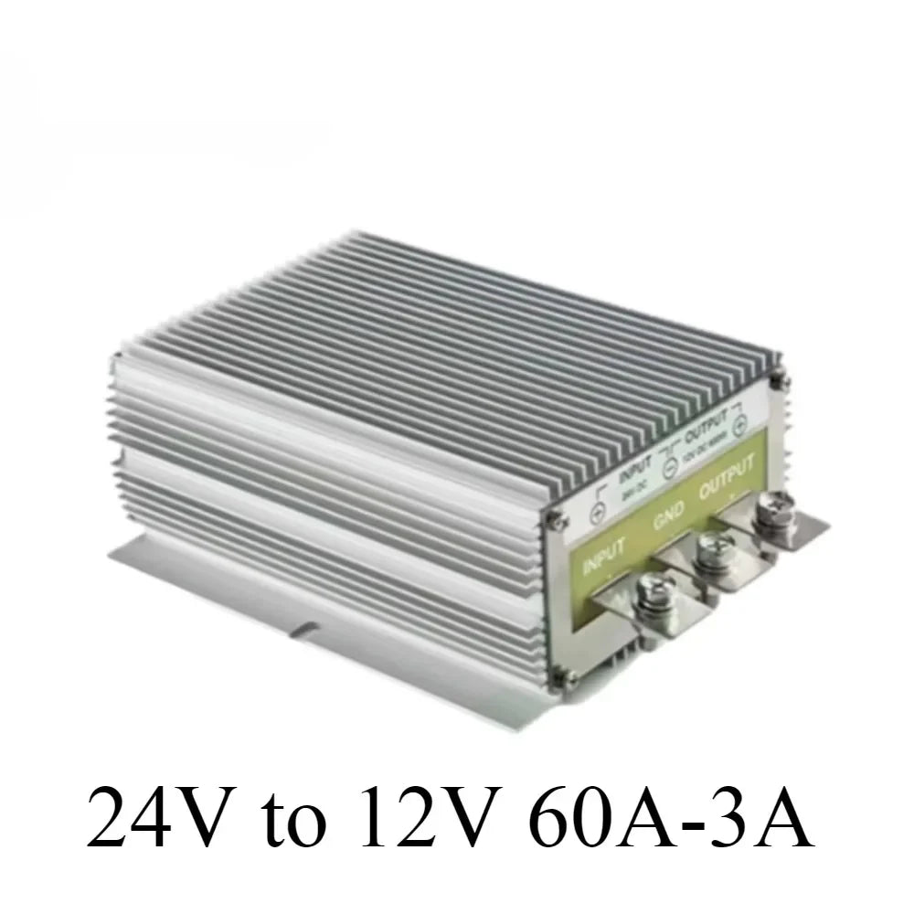 24V to 12V 60A-3A 24 Volt to 12 Volt Buck Voltage Regulator Step Down Power Converter DC Converter Buck Module for Cars Solar