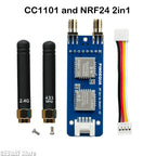 RF 2-in-1 Module for M5Stack StickCPlus 1.1&2, Supports NRF24 2.4GHz and CC1101 433MHz with Bruce Firmware, Without Machine