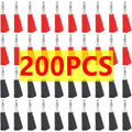 40/200Pcs 4mm Banana Plug Stackable Banana Audio Connector Copper Nickel Plated Soldering Electrical Terminal Banana Plugs
