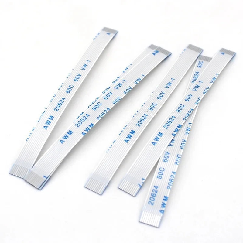 10PCS FFC/FPC Flexible Cable Connection Cable Flat 0.5MM 6/8/10/12/24/30/40P Forward Direction/Reverse Direction 10/15/20/30CM