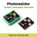 Photoresistor Sensor LDR Sensor Module DIY Electronic Building Blocks for Arduino UNO R3 Projects Compatible with Lego Blocks