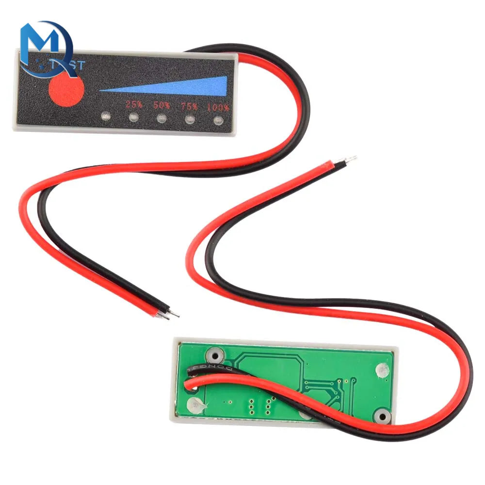 1S 2S 3S 4S 5S 6S 7S 4.2V-29.4V Lithium Battery Li-po Li-ion Capacity Indicator Board Power Display Charging Charge LED Tester