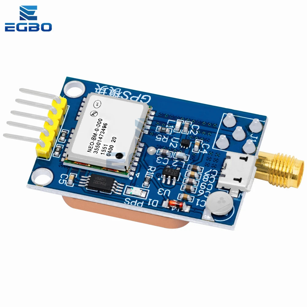 1PCS~8PCS GPS NEO-6M NEO-7M NEO-8M NEO-9m Satellite Positioning Module Development Board for Arduino STM32 C51 Microcontroller