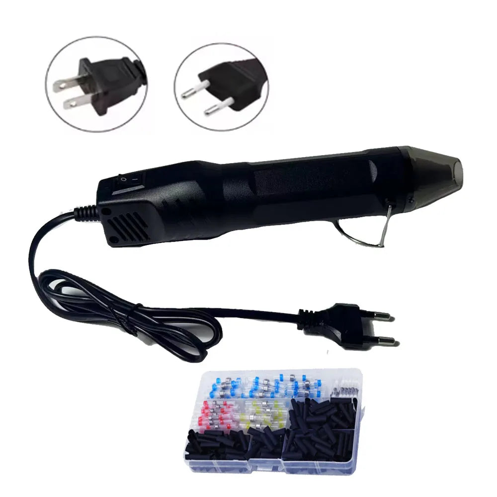 300W Hot Air Gun Portable Mini Heater for DIY Craft Embossing Shrink Wrapping PVC Multi Function Handheld Electrical Heat Tool