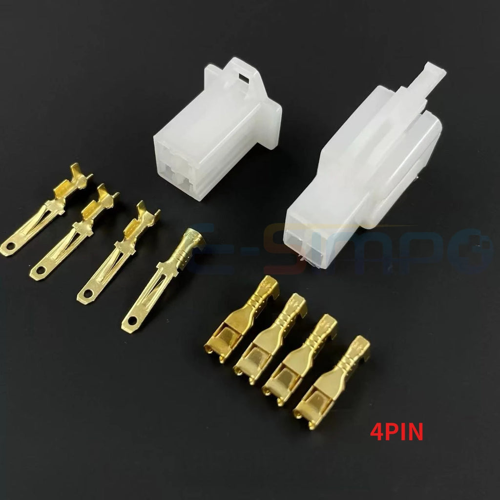 5/10Sets 2.8MM Connector 2P 3P 4P 6P 9P Electrical Wire Connector Male Female Cable Terminal Plug Kits Cars Motorcycles