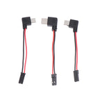 (HB05)90 Degree Motorcycle Interface USB-Micro Type C 90 Degree Male+JST Plug USB To JST/SYP Terminal Interface Cable Connector