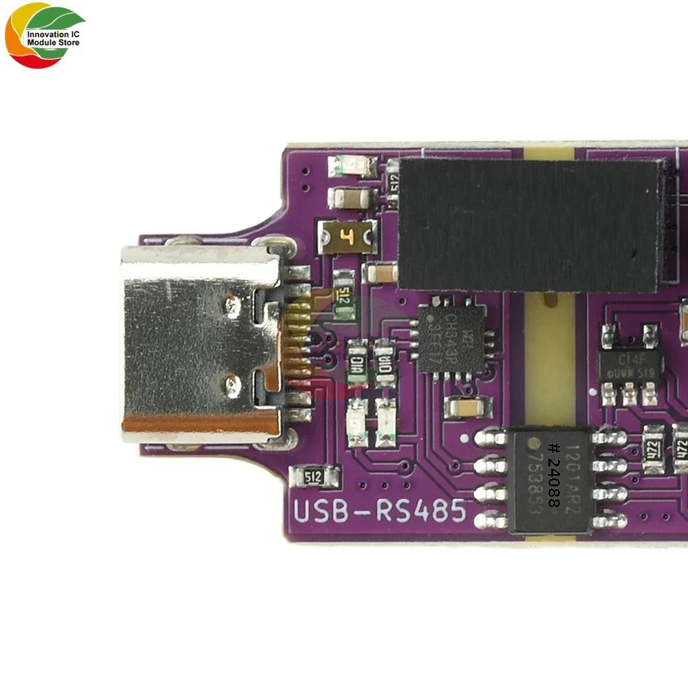 USB to RS485 Isolated Serial Port Module, Automatic Commutation, High-Speed 2Mbps Communication Power Isolation Module Type C