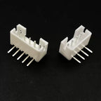 50pcs PH2.0 Connector Pitch 2.0mm Pin Header Male Connector Right Angle 90 Degrees Bend Curved Needle 2/3/4/5/6/7/8/9/10-12pin