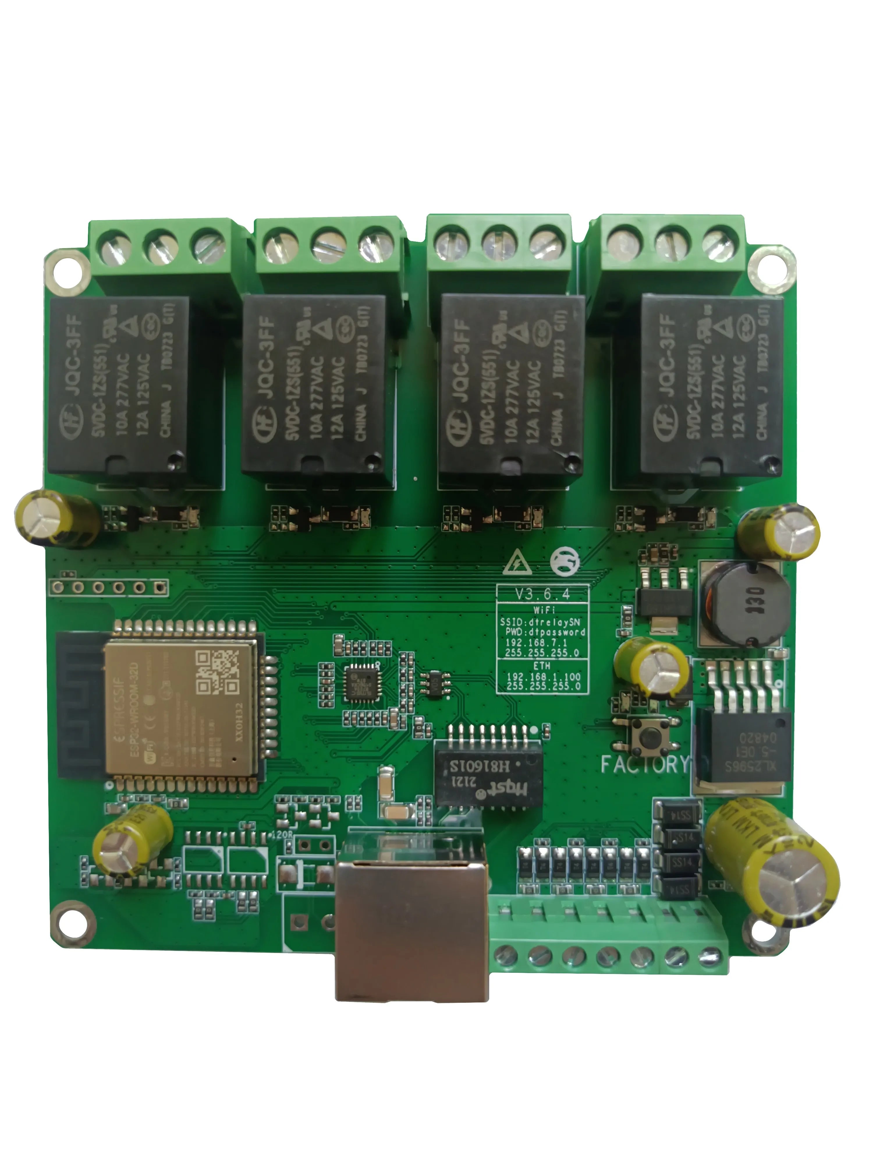 Ethernet Relay Board Network MQTT Home Assistant Domoticz Modbus WiFi RS485 CAN Module HTTP Web TCP UDP CoAP IP Watchdog Timer