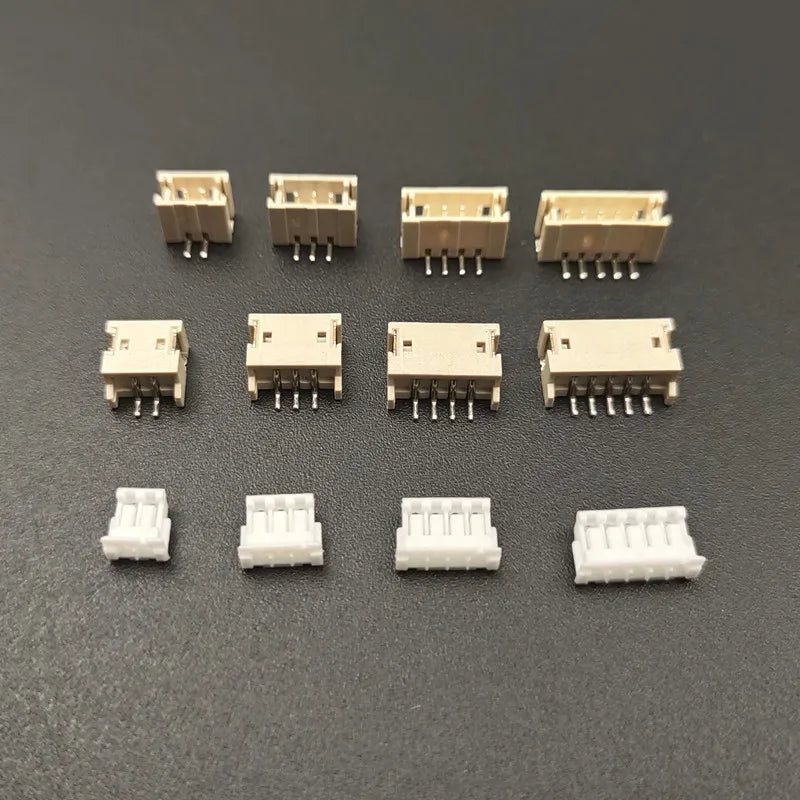 440pcs ZH1.5 1.5mm Pitch Wire-to-Board Connector Kit Horizontal and Vertical SMD Pin Header Terminal Housing (2/3/4/5 Pin)