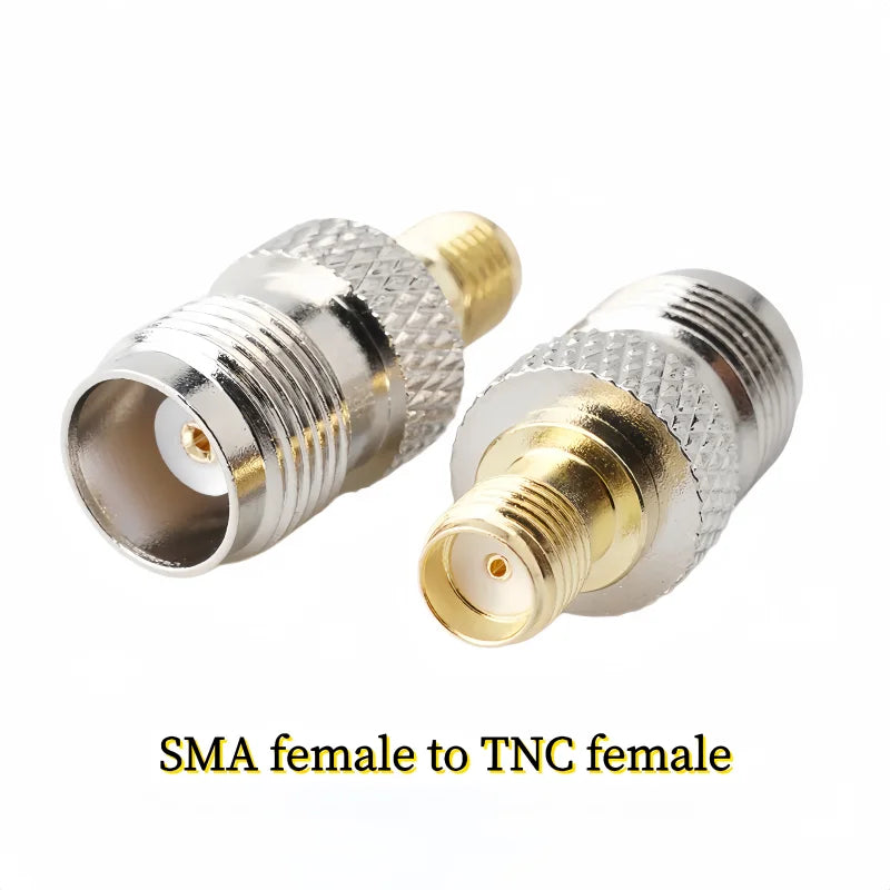 Coaxial RF Connector TNC to SMA Adapter SMA Male/Female to TNC Male/Female SMAKJ Made of Copper