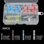 Waterproof Heat Shrink Butt Splices for A Secure Corrosion-Resistant Seal All-in-One Solder Seal Wire Connector Kit With Box