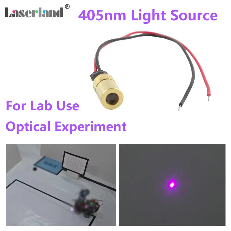 8mm 405nm 5mW-15mW Violet Blue Laser Diode Dot Module with Driver