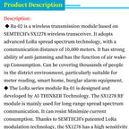 SX1278 LORA spread spectrum wireless transparent transmission module SX1278 433MHZ/SPI in line /Ra-01 Ra-02